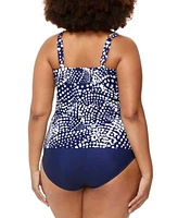 Raisins Curve Trendy Plus Size Tanzania Tankini Top Costa Bikini Bottoms
