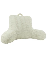 Arlee Home Fashions Sutton Place Alena Faux-Fur Backrest Pillow, 33" x 18"