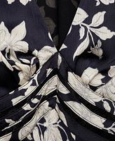 Mango Women's Floral-Print Flared Dress