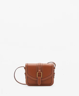 Mango Women's Leather-Effect Shoulder Bag