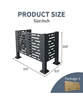 3ftx2ft Ac Unit Privacy Fence Cover, Conceals 3 Units