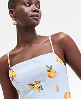 On 34th Women's Printed Cutout-Back Midi Dress, Exclusively at Macy's