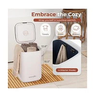 SereneLife Towel Warmer Bucket, 23L, Adjustable Timer, Auto Shut-Off, Black