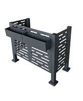 4ftx2ft Ac Fence Cover, 3 Panels
