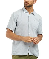 Barbour Men's Deerpark Short Sleeve Striped Button-Front Shirt