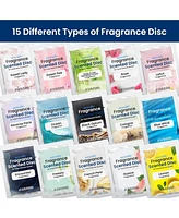 SereneLife 15-Pack Fragrance Scented Discs for Towel Warmer, Eco-Friendly, 12 Scents