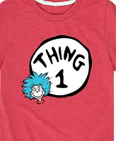 Hybrid Toddler Boys Dr. Seuss Thing Graphic T-Shirt