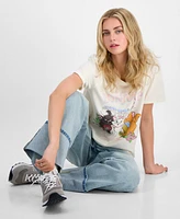 Love Tribe Juniors' Bonjour Graphic-Print T-Shirt