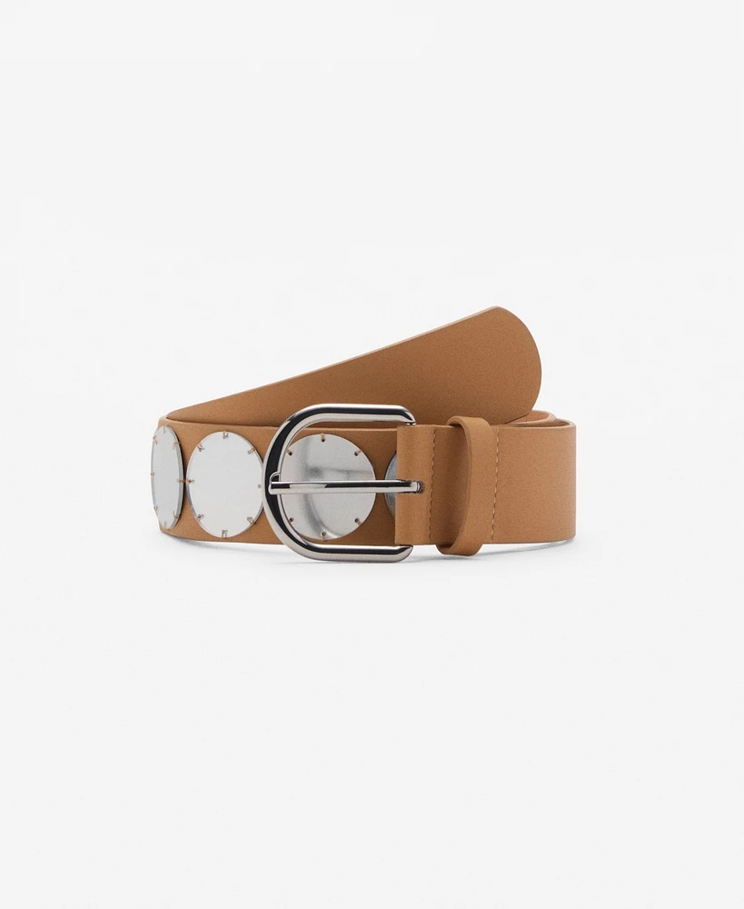 Mango Women's Combined Mirror Belt