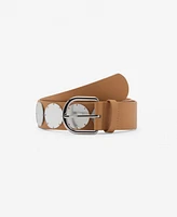 Mango Women's Combined Mirror Belt