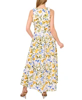 CeCe Women's Bow-Strap High-Low-Hem Midi Dress