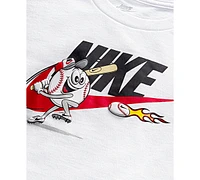Nike Toddler Boys Graphic T-Shirt & Mesh Shorts, 2 Piece Set