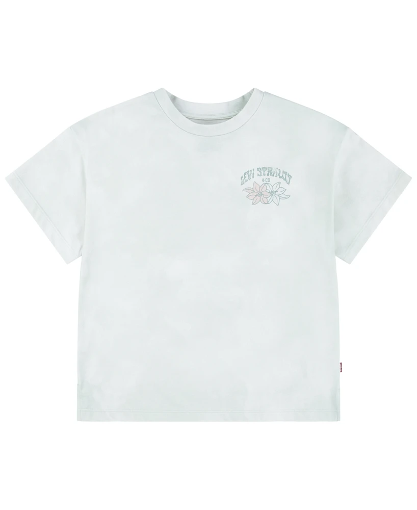 Levi's Big Girls Oversized Cloud Dye T-Shirt