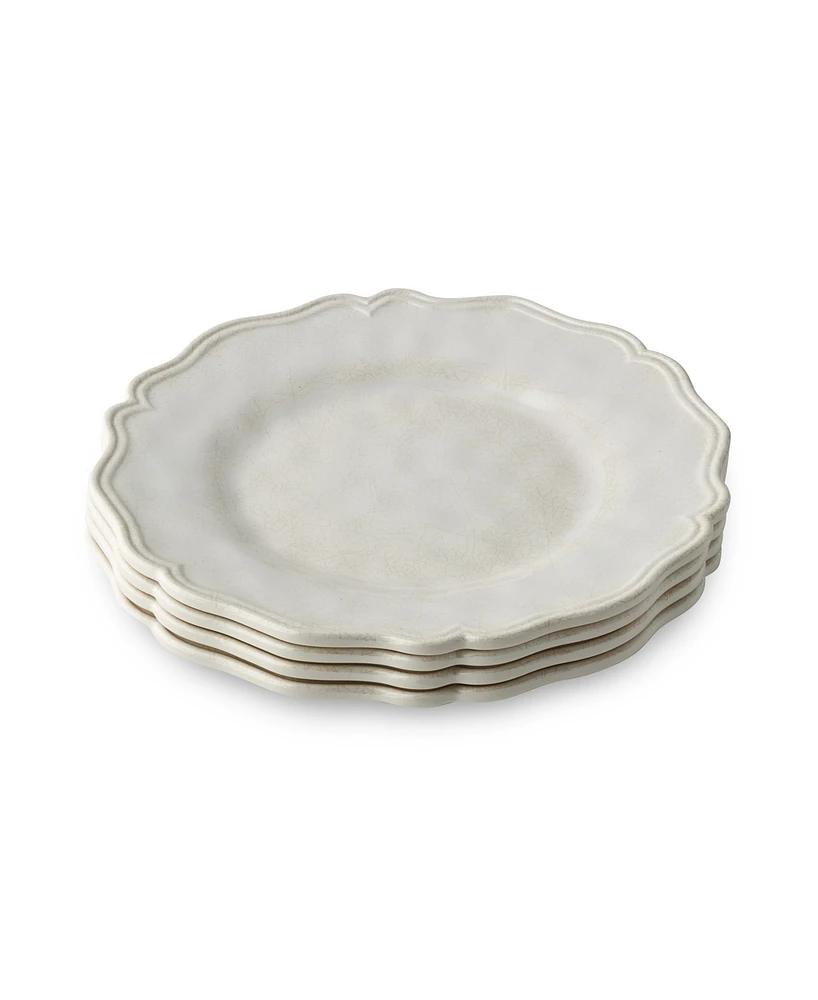 Certified International Isabella Crackle Melamine 4-Pc. Salad Plates, Service For 4