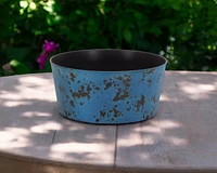 Sturdy Round Plastic Flower Pot for Patio Balcony and Yard Outdoor Decor