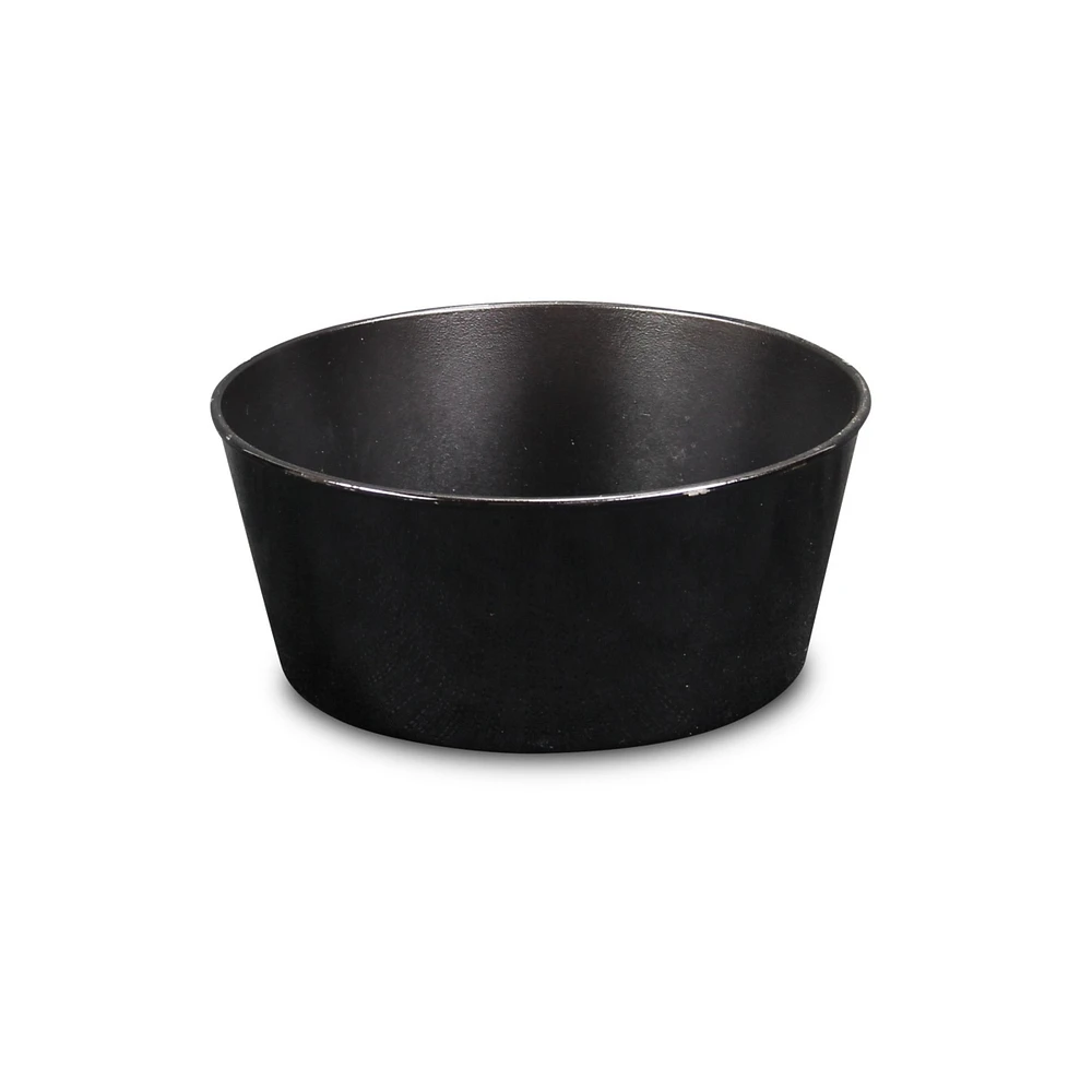10" Red Recycled Plastic Indoor Outdoor Round Pot Planter
