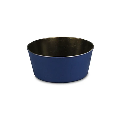 10" Red Recycled Plastic Indoor Outdoor Round Pot Planter