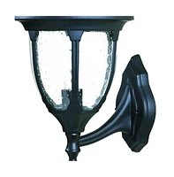 Clear Glass Swing Arm Wall Light for Bedroom Reading or Task Lighting