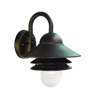 Three Tier Lamp Shade Outdoor Wall Light for Porch Patio or Entryway