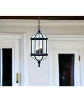 Three-Light Eastern Lantern Hanging Light – Elegant Pendant for Any Space