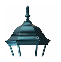 Matte Black Carousel Lantern Wall Light