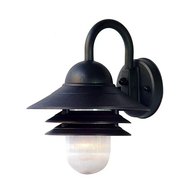 Outdoor Wall Light with Three-Tier Lamp Shade – Stylish Lighting for Exterior Spaces