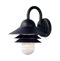 Outdoor Wall Light with Three-Tier Lamp Shade – Stylish Lighting for Exterior Spaces