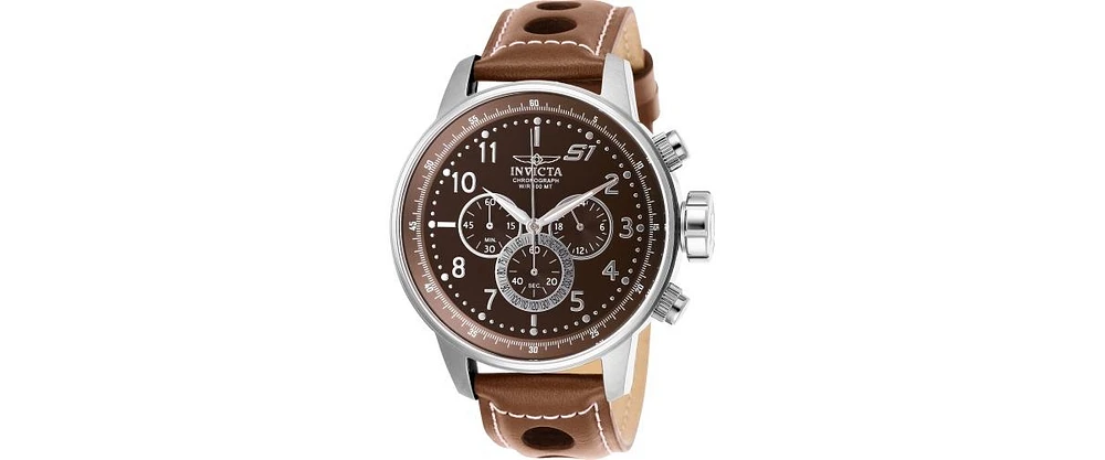 Invicta Men's 25726 S1 Rally Quartz Chronograph Brown Dial Watch