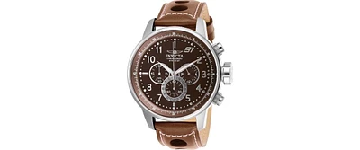 Invicta Men's 25726 S1 Rally Quartz Chronograph Brown Dial Watch