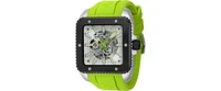 Invicta Men's 44006 Cuadro Mechanical 3 Hand White Dial Watch