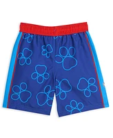 Paw Patrol Boys Pullover Rash Guard and Swim Trunks Outfit Set