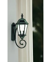 Two-Light Carousel Lantern Wall Light – Stylish Lighting for Exterior Spaces