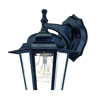 Glass Hanging Lantern Wall Light for Entryway Patio or Hallway