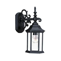 Domed Hanging Glass Lantern Wall Light for Entryway Patio or Hallway