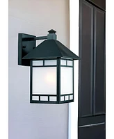 Frosted Glass Lantern Wall Light – Stylish Fixture for Garden & Yard