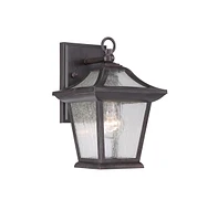 Antique Bronze Birdhouse Shape Outdoor Wall Light