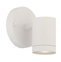 White Led One Light Outdoor Can Shape Wall Sconce