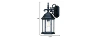 Domed Hanging Lantern Wall Light – Stylish Wall Fixture for Home & Garden