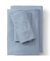Lands' End 400 Thread Count Premium Supima Cotton No Iron Sateen Bed Sheet Set