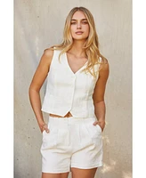 Crescent Women's Madison Linen Shorts