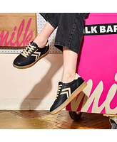 Dr. Scholl's Women's x Milk Bar Rebel Sport Low Profile Lace Up Sneakers