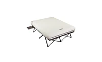 Coleman Camping Cot & Air Mattress Combo with Battery Pump & Side Tables, Queen