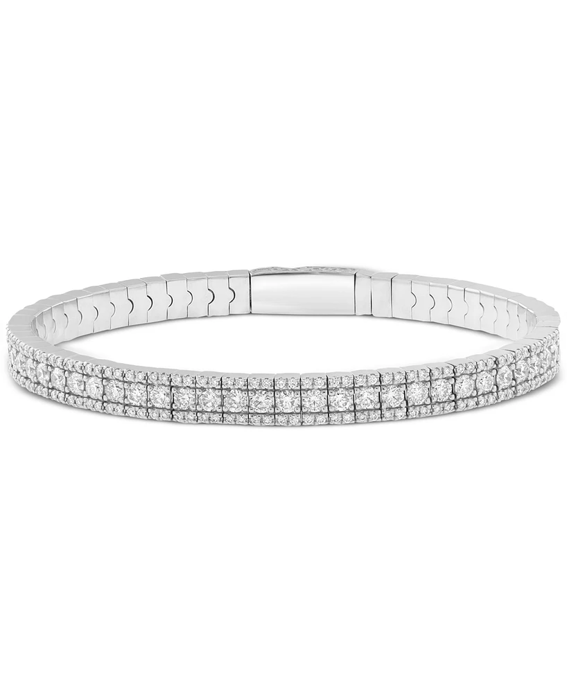 Effy Diamond Bangle Bracelet (2-5/8 ct. t.w.) in 14k White Gold