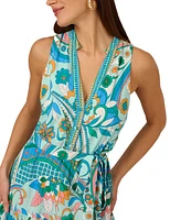 Adrianna by Papell Women's Printed Sleeveless A-Line Dress