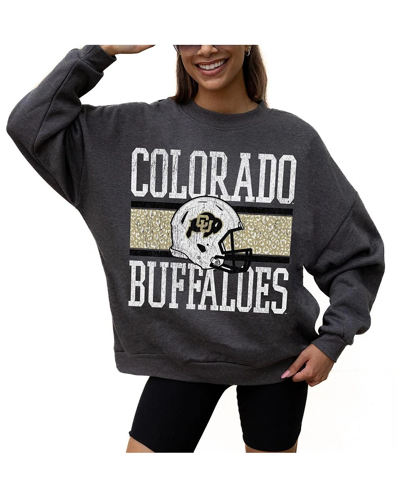 Gameday Couture Women's Charcoal Colorado Buffaloes Premium Fleece Pullover Sweatshirt
