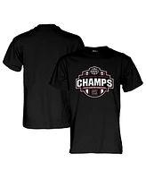 Blue 84 Men's Black South Carolina Gamecocks 2025 Sec Women's Basketball Conference Tournament Champions Locker Room T-Shirt