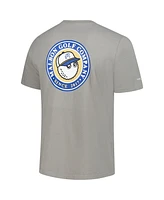 Malbon Men's Golf Gray The Players Bucket Seal T-Shirt