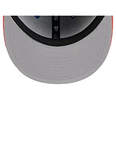 New Era Men's Royal/Orange York Mets Retro Pattern 59FIFTY Fitted Hat