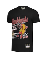 Mitchell & Ness Men's Black Chicago Blackhawks Local Food T-Shirt