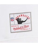 Mitchell & Ness Men's Light White New York Giants The Crest Pullover Sweatshirt